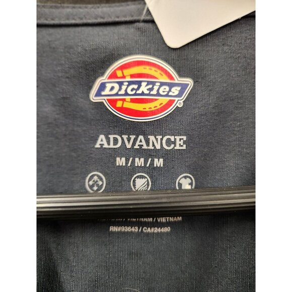Dickies Dynamix Womens V-Neck Scrub Top Pewter Medium Stretch Fabric Lightweight - Picture 4 of 16